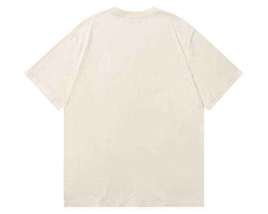 טי שירט "DREW MELTED LOGO" בצבע שמנת