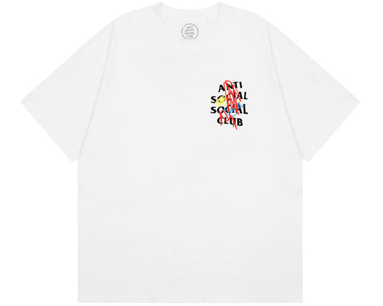 חולצת Anti Social Social Club בצבע לבן