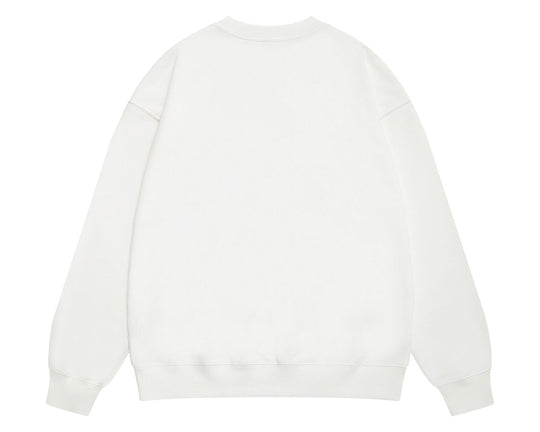 סווטשירט גלרי דפט "CREWNECK" בצבע לבן
