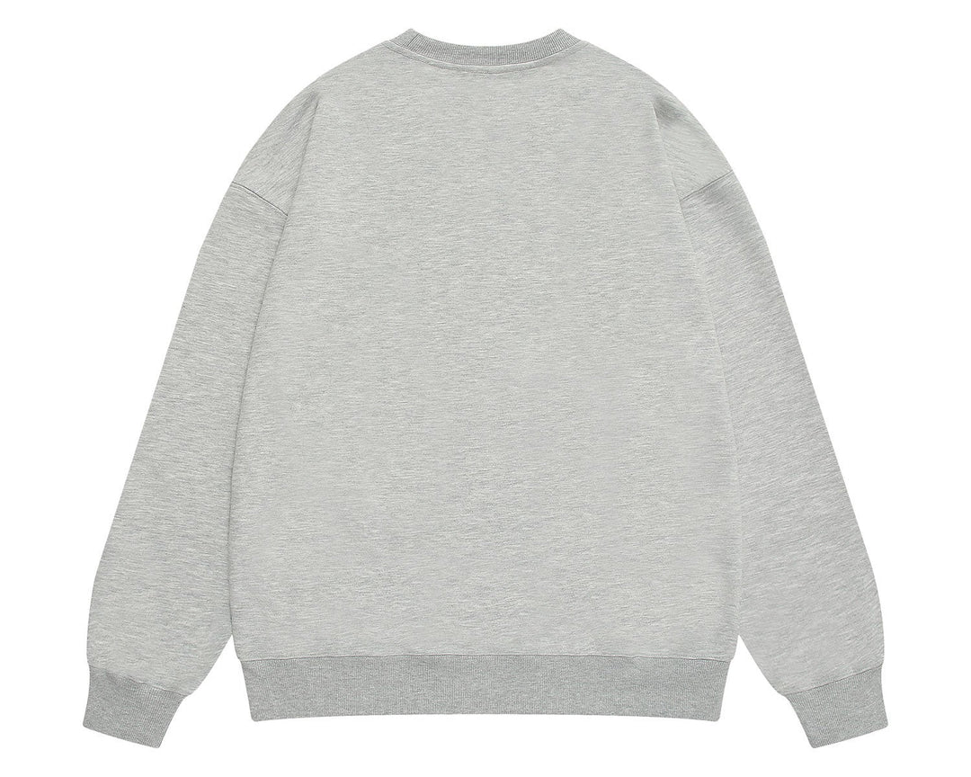 סווטשירט גלרי דפט "CREWNECK" בצבע אפור