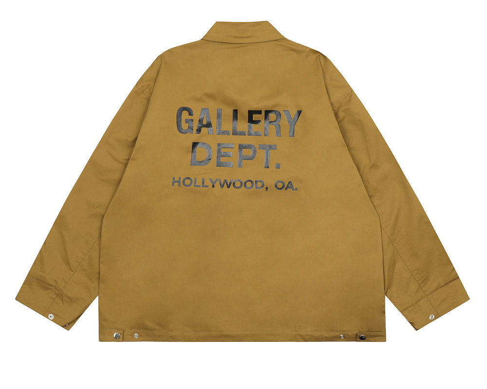 ג'קט גלרי דפט "COACH JACKET" בצבע חאקי